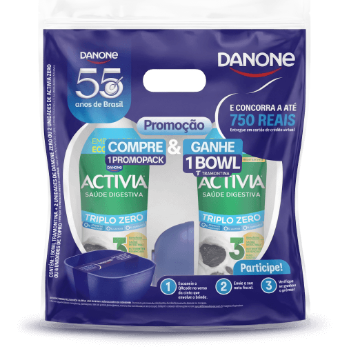 Promopack Activia Zero Ameixa