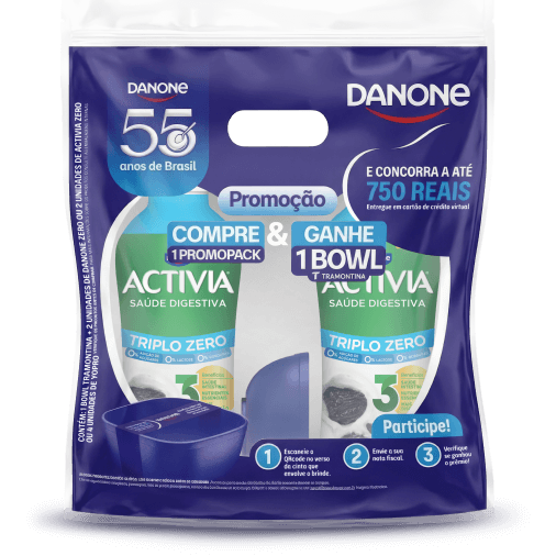 Promopack Activia Zero Ameixa